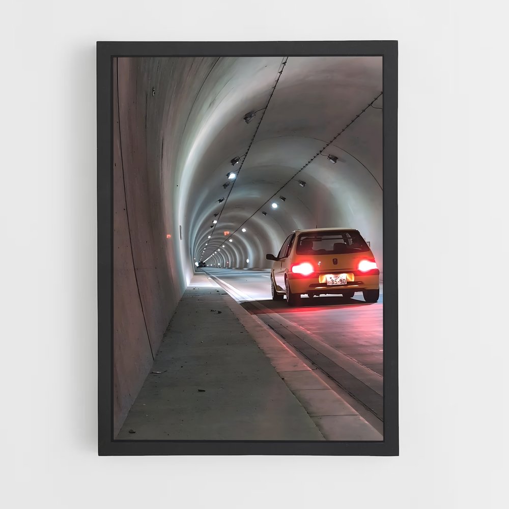 Poster Tunnel de Lumières – affiche Peugeot (vue 2)